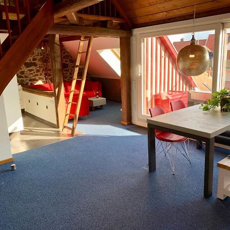 Historische Ferienwohnung Mit Sauna In Lich Bagian luar foto