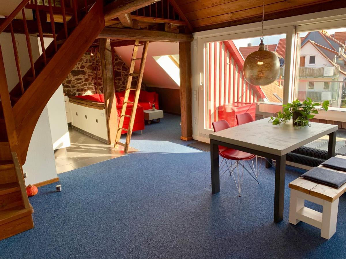 Historische Ferienwohnung Mit Sauna In Lich Bagian luar foto